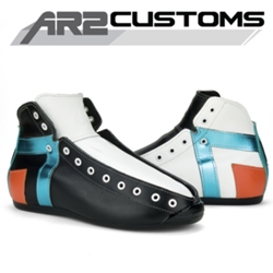 AR2 Black White Metalic Teal Orange